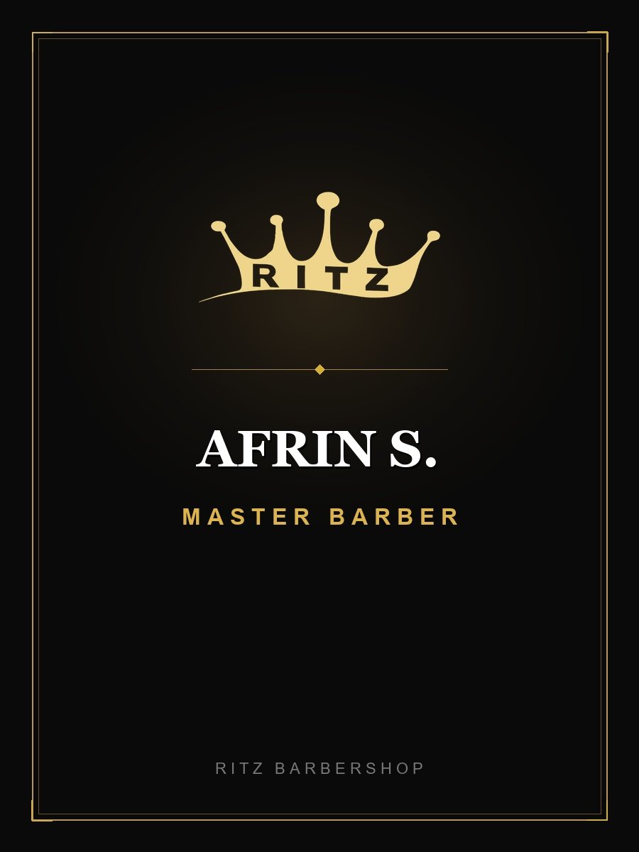 Afrin S. — Master Barber